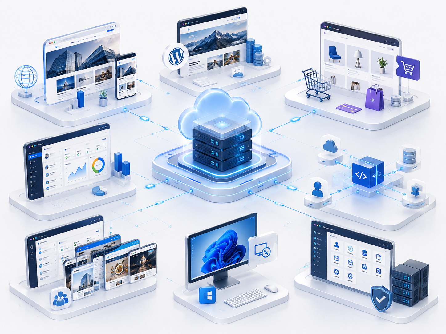 Business websites, WordPress, SaaS, and agency workloads hosted on Cloud VPS Bangladesh