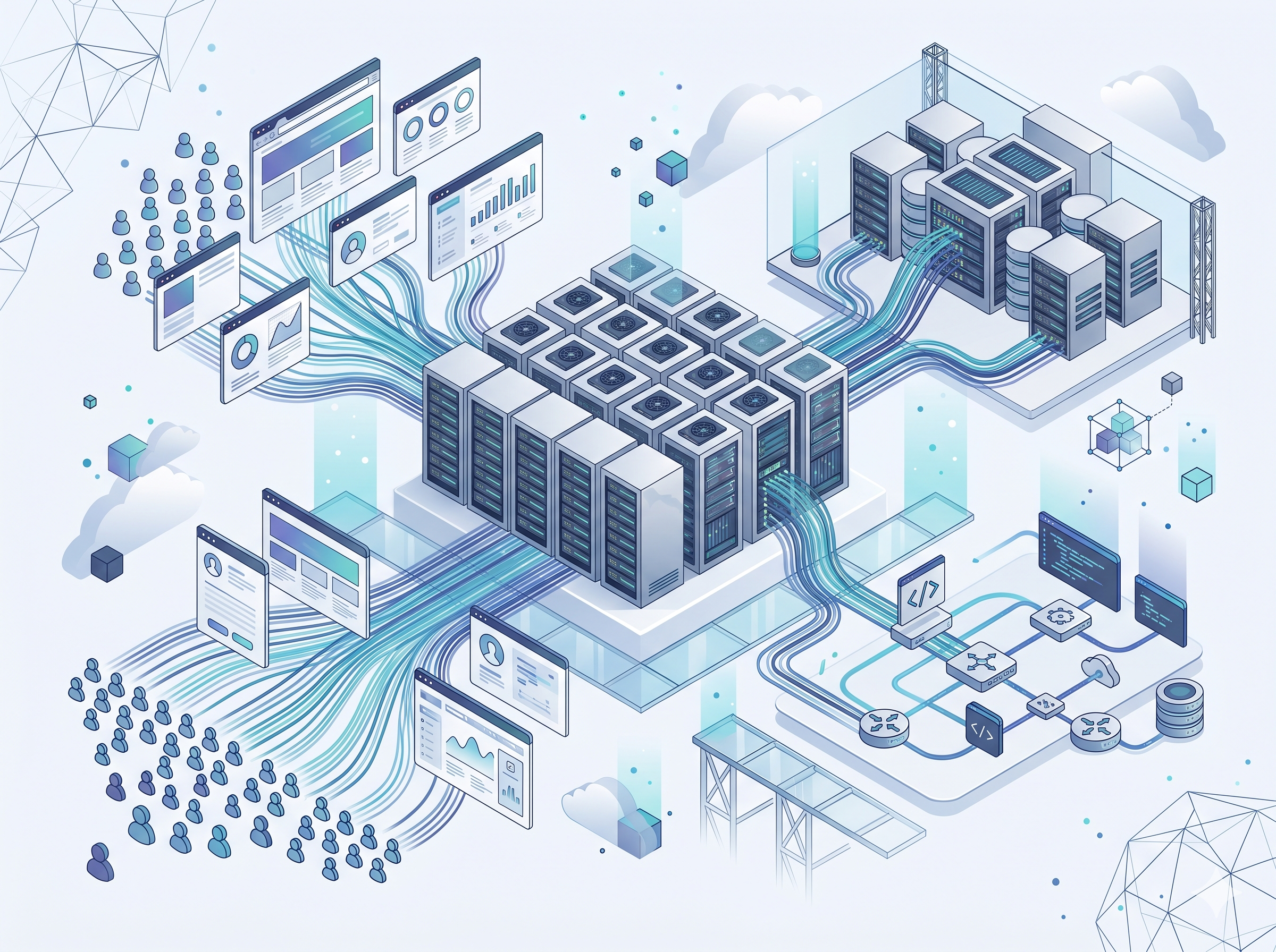 Production server environment concept for Dedicated Core VPS Bangladesh hosting