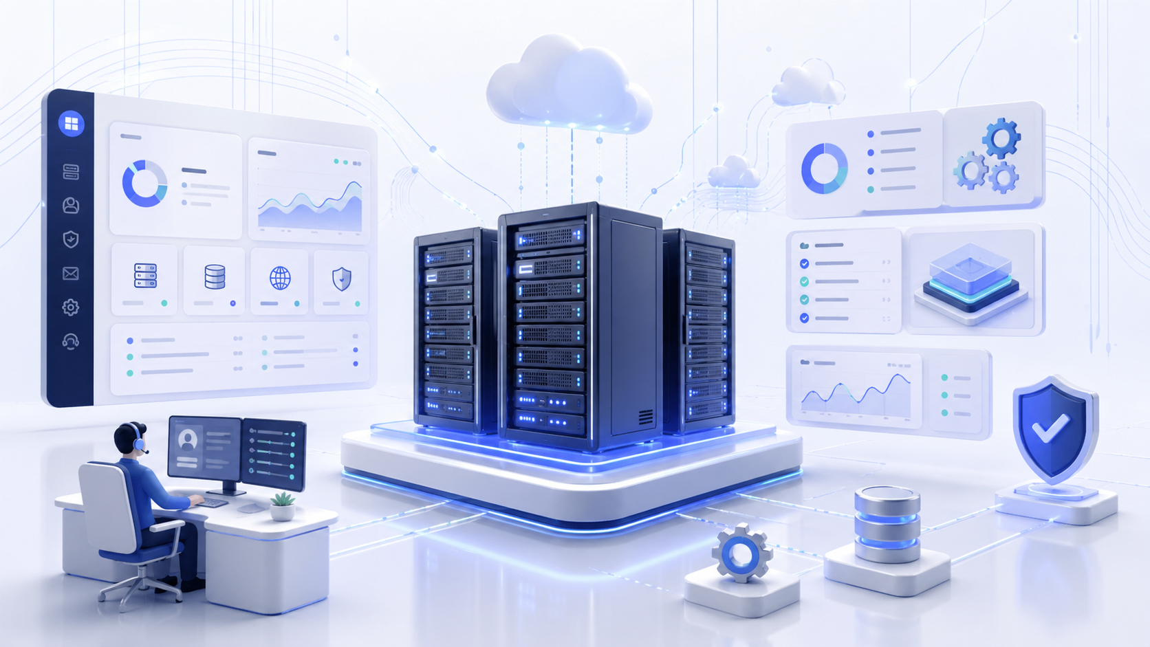 Managed VPS Bangladesh hero visual for business-friendly cPanel managed hosting.