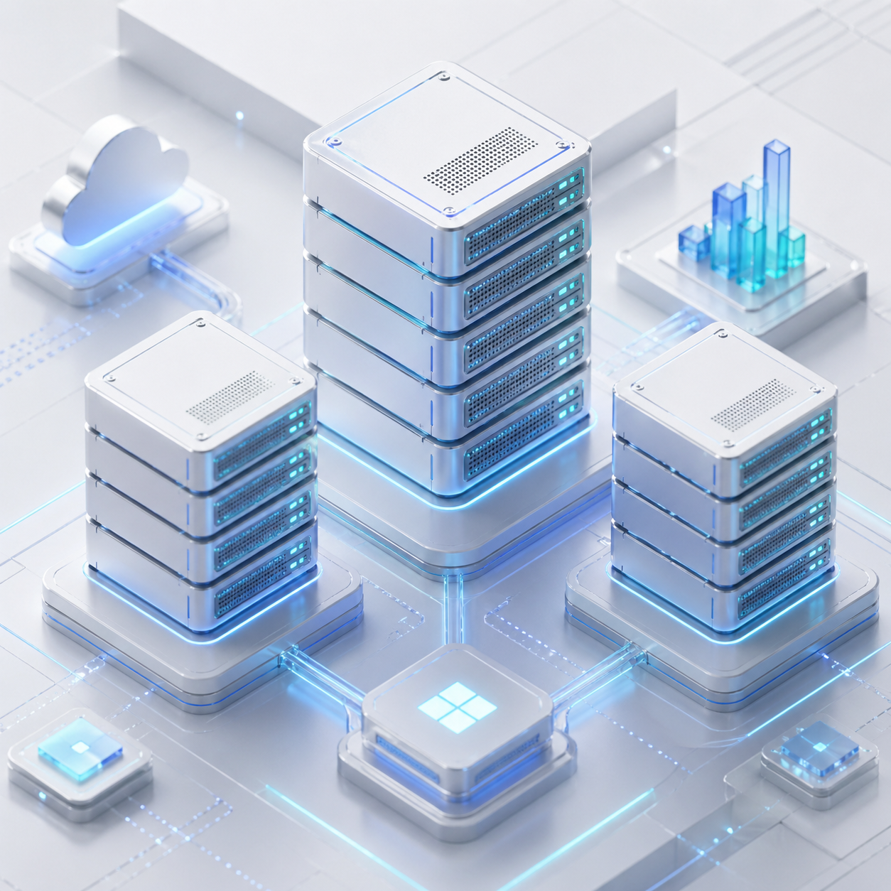 Windows VPS pricing visual for Desk to Enterprise plan ladder.